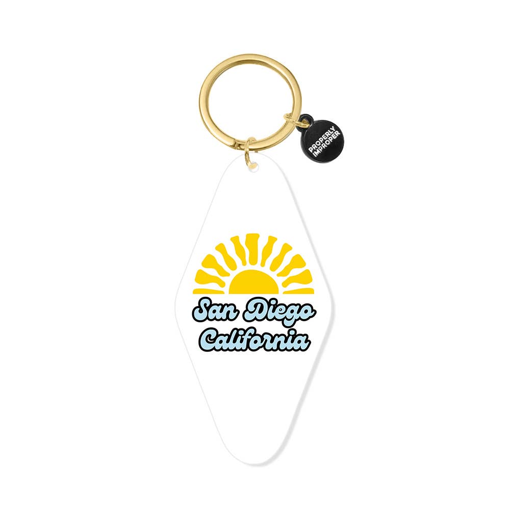 San Diego California Keychain