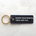 Know Your Worth Keychain