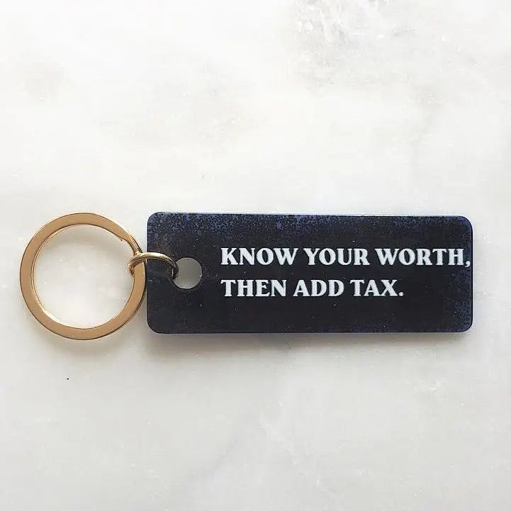 Know Your Worth Keychain