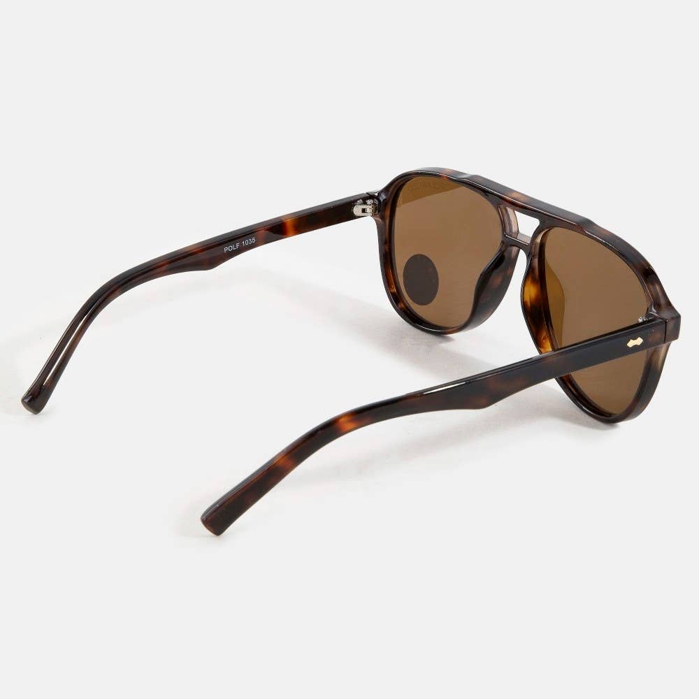 Oversized Polarized Aviator Sunglasses
