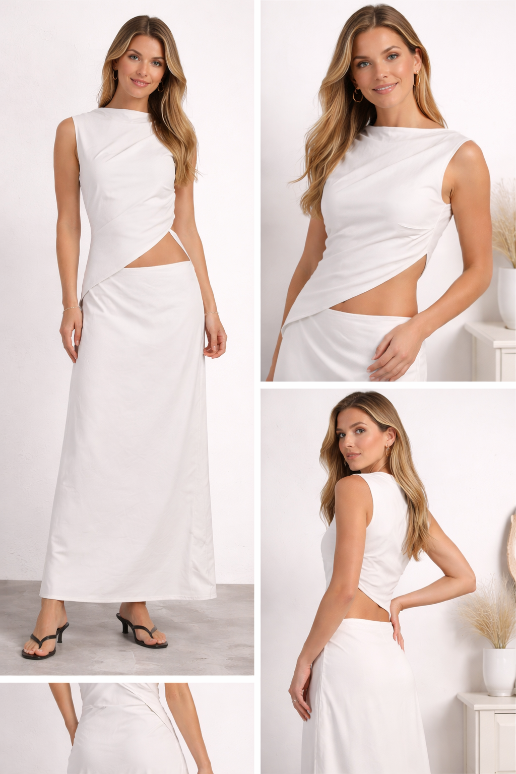 Venus Cut Out Midi Dress