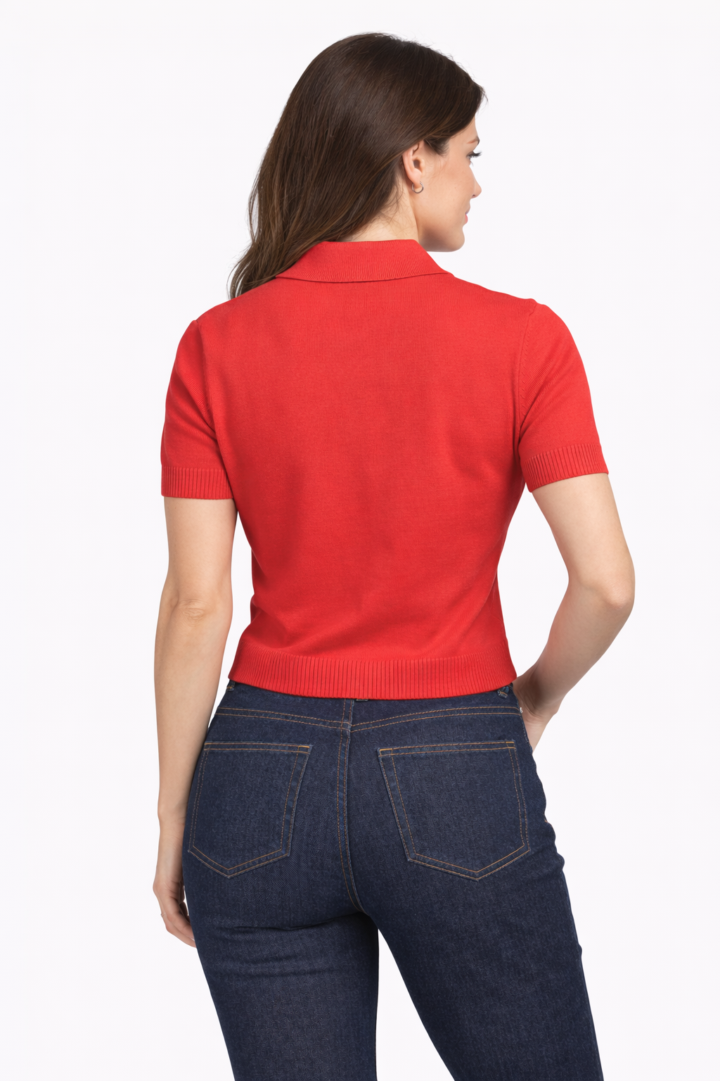 Polo Sweater Top