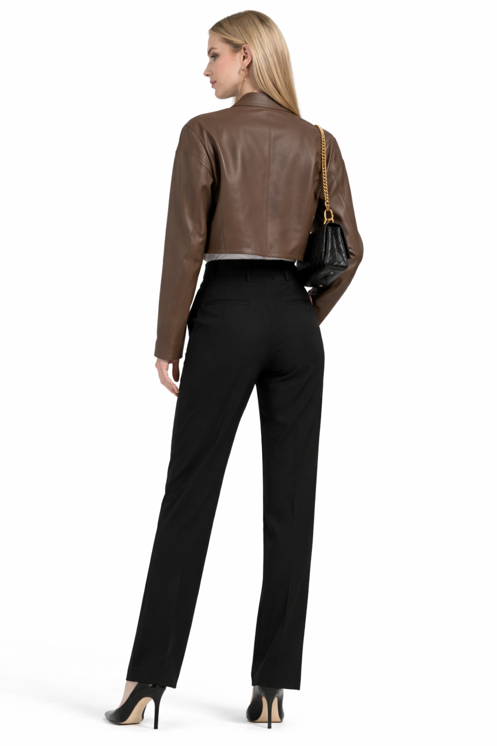 Lala Faux Leather Jacket