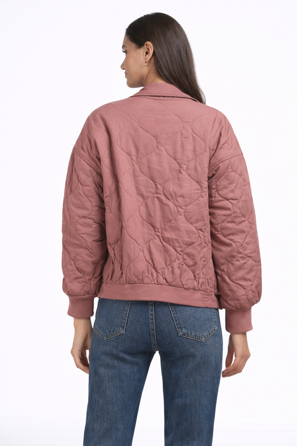 Quilted Button Jacket