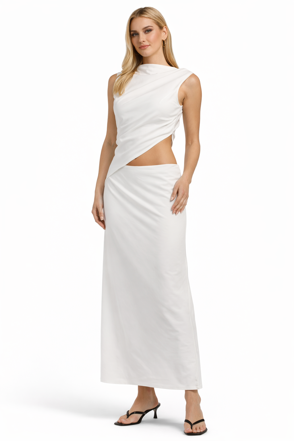 Venus Cut Out Midi Dress