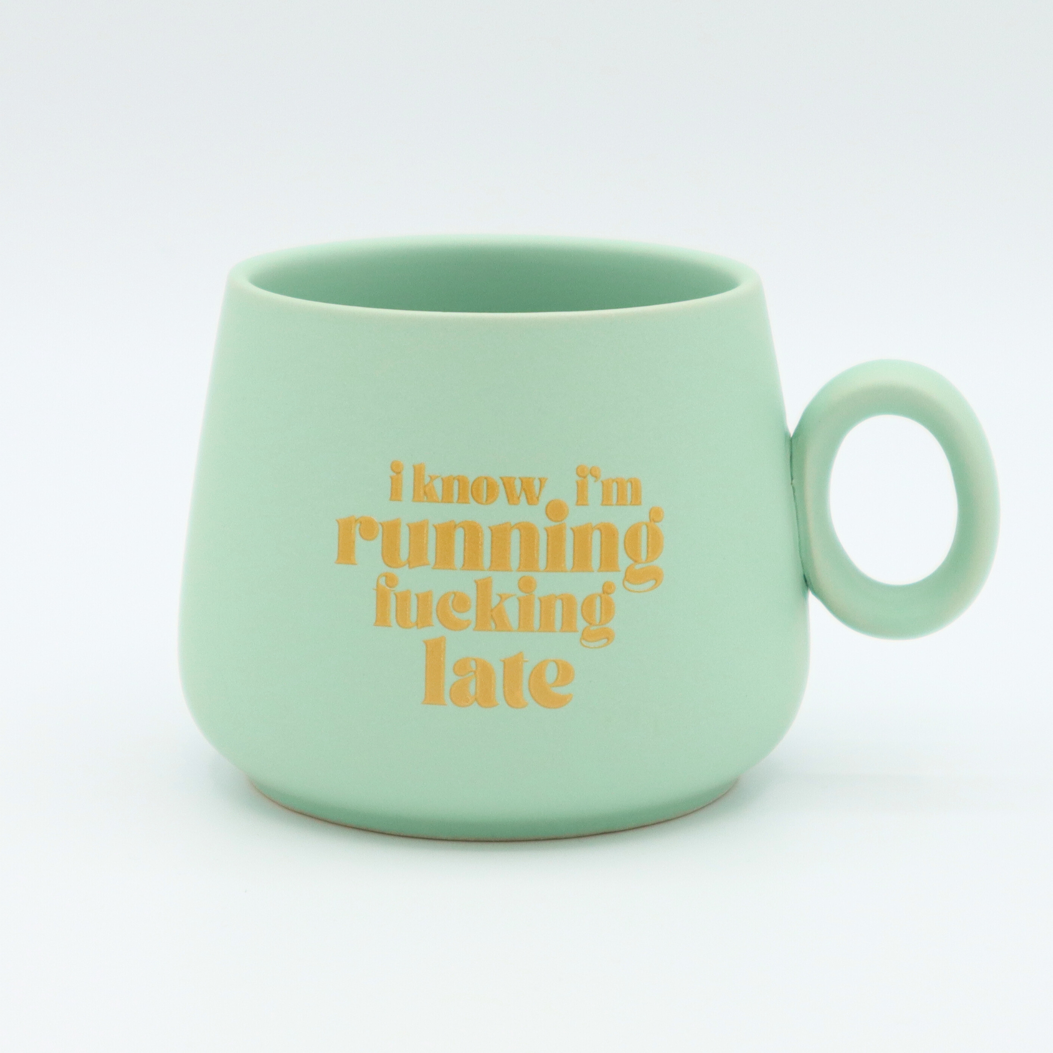 Running Late Coffee Mug