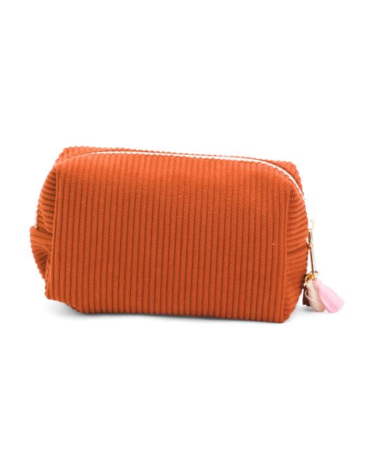 Rust Cosmetic Pouch
